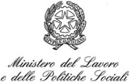 Logo Ministero del lavoro e delle politiche sociali