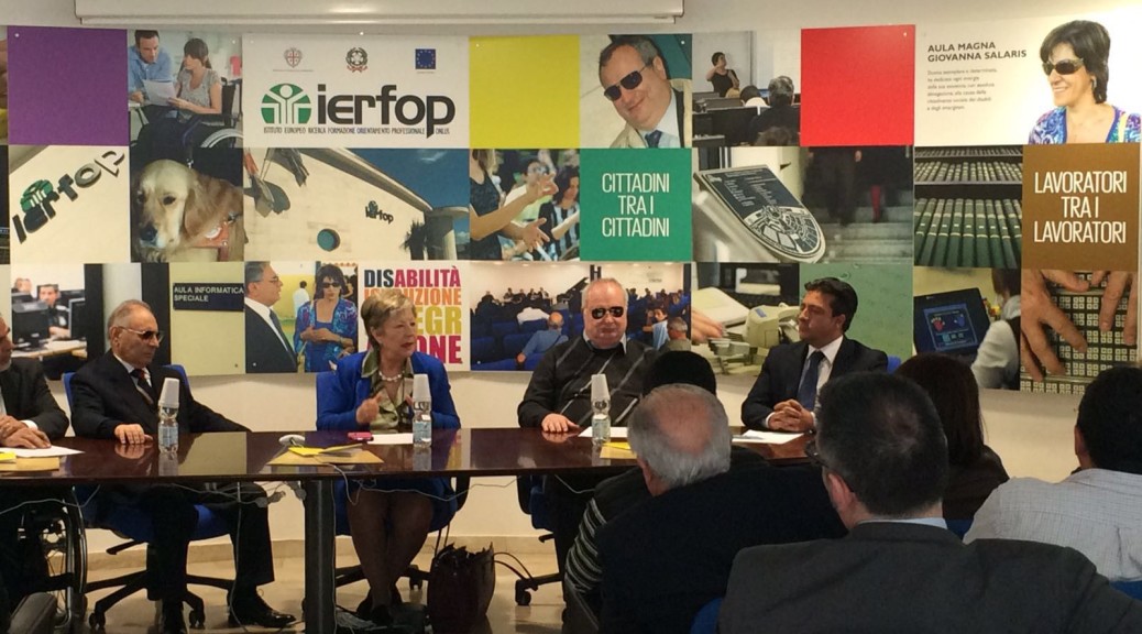 Conferenza stampa di presentazione corso Centralinista non Vedente
