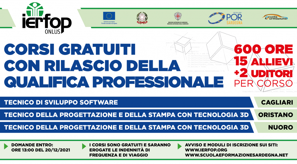 Corsi gratuiti per disoccupati con rilascio qualifica professionale